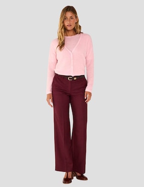 Suéter Maison 123 cuello redondo para mujer