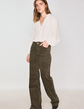 Blusa Maison 123 manga larga para mujer