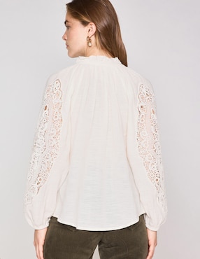 Blusa Maison 123 manga larga para mujer