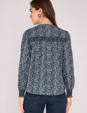 Blusa Maison 123 manga larga para mujer
