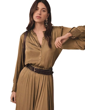 Blusa Maison 123 manga larga para mujer