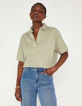 Blusa Maison 123 manga al codo para mujer