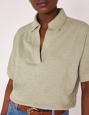 Blusa Maison 123 manga al codo para mujer