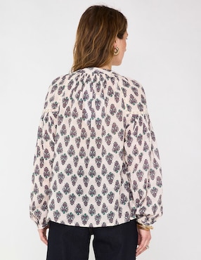 Blusa Maison 123 manga larga para mujer
