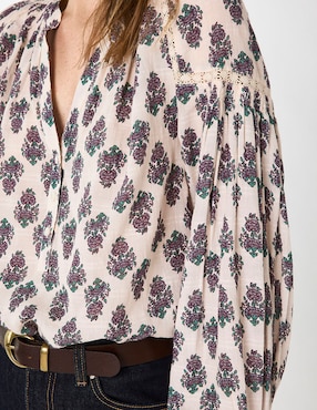 Blusa Maison 123 manga larga para mujer