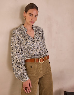 Blusa Maison 123 manga larga para mujer