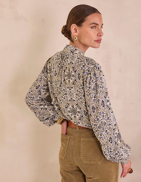 Blusa Maison 123 manga larga para mujer