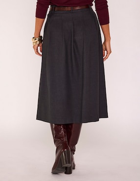 Falda midi Maison 123 a la cadera