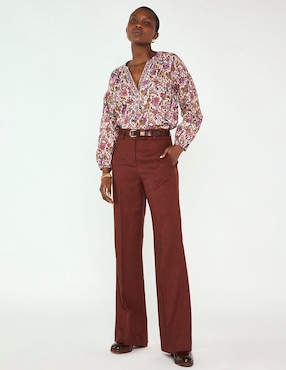 Blusa Maison 123 manga larga para mujer