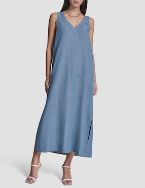 Vestido largo casual Dkny para mujer