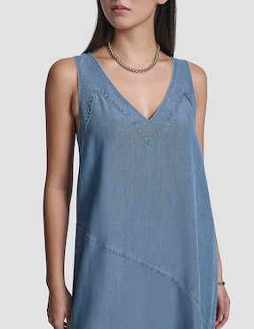 Vestido largo casual Dkny para mujer