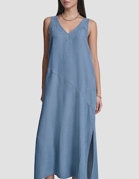 Vestido largo casual Dkny para mujer