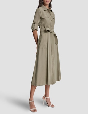 Vestido crop casual Dkny para mujer