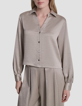 Blusa Dkny manga larga para mujer