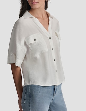 Blusa Dkny manga corta para mujer