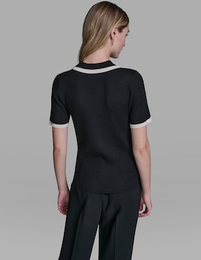 Blusa Karl Lagerfeld Paris manga corta para mujer