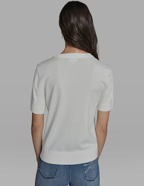 Blusa Karl Lagerfeld Paris manga corta para mujer