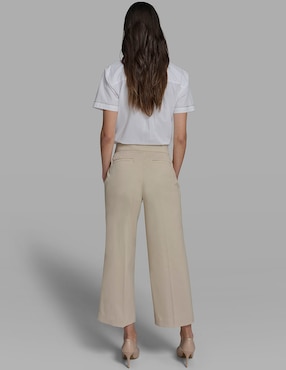 Pantalón capri Karl Lagerfeld Paris amplio para mujer