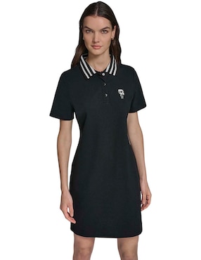 Vestido corto casual Karl Lagerfeld Paris para mujer