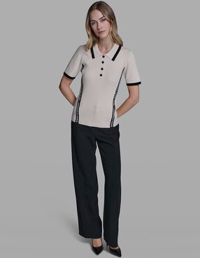 Blusa Karl Lagerfeld Paris manga corta para mujer