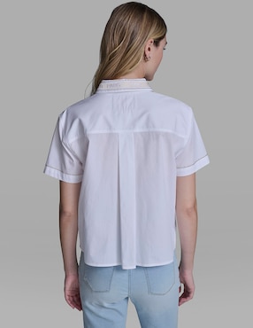 Blusa Karl Lagerfeld Paris manga corta para mujer