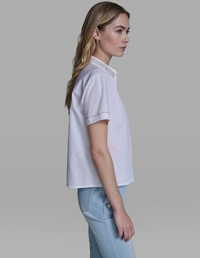 Blusa Karl Lagerfeld Paris manga corta para mujer