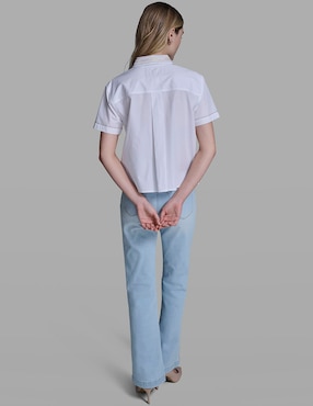 Blusa Karl Lagerfeld Paris manga corta para mujer