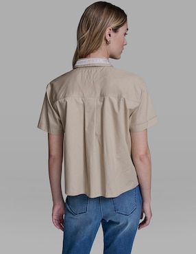 Blusa Karl Lagerfeld Paris manga corta para mujer