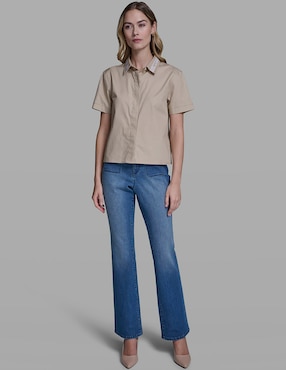 Blusa Karl Lagerfeld Paris manga corta para mujer