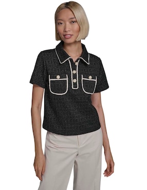 Blusa Karl Lagerfeld Paris manga corta para mujer