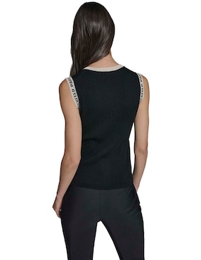 Top Karl Lagerfeld Paris cuello redondo para mujer