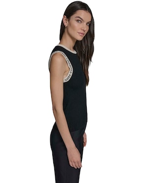 Top Karl Lagerfeld Paris cuello redondo para mujer