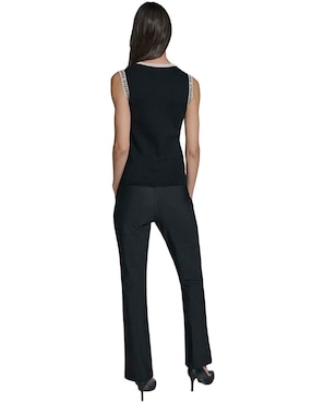 Top Karl Lagerfeld Paris cuello redondo para mujer