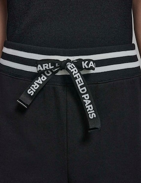 Pants slim Karl Lagerfeld Paris con jareta para mujer