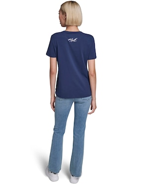 Playera manga corta Karl lagerfeld Paris cuello redondo para mujer