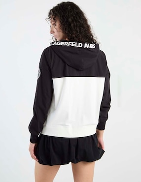 Sudadera con capucha y bolsa Karl Lagerfeld Paris para mujer
