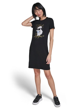 Vestido corto casual Karl Lagerfeld Paris para mujer