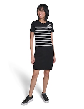 Vestido corto casual Karl Lagerfeld Paris para mujer