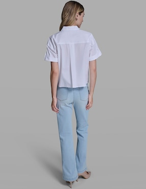 Blusa Karl Lagerfeld Paris manga corta para mujer
