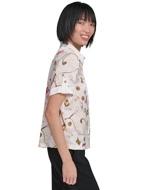 Blusa Karl Lagerfeld Paris manga corta para mujer