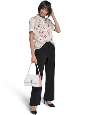 Blusa Karl Lagerfeld Paris manga corta para mujer