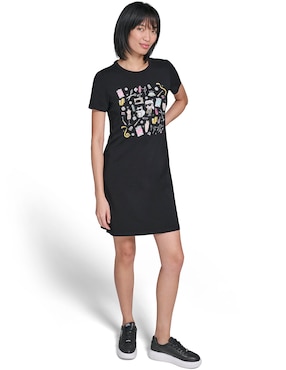 Vestido corto casual Karl Lagerfeld Paris para mujer