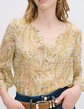 Blusa Julio Isola manga 3/4 para mujer