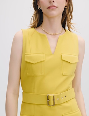 Vestido midi casual Julio Isola para mujer