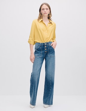 Blusa Julio Isola manga 3/4 para mujer
