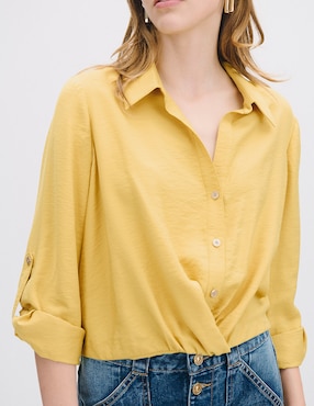 Blusa Julio Isola manga 3/4 para mujer