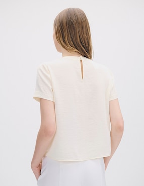 Blusa Julio Isola manga corta para mujer