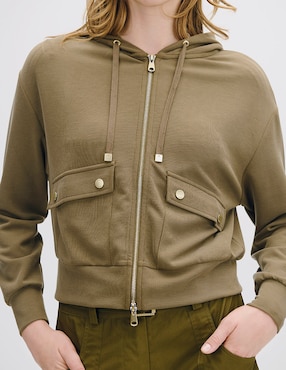 Sudadera con capucha Julio Isola para mujer