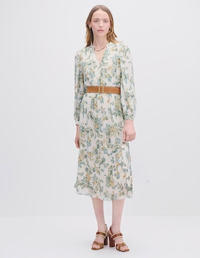 Vestido midi casual Julio para mujer