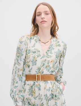 Vestido midi casual Julio para mujer
